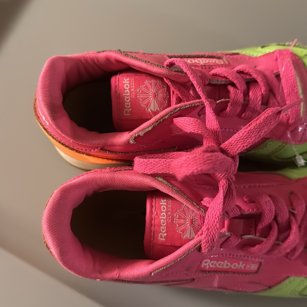Neon Reebok Sneakers - Picture 5 of 6